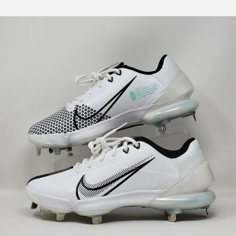 Nike Force Zoom Trout 7 Men Pro Baseball Cleats CQ7224 101 White/Black New Multi